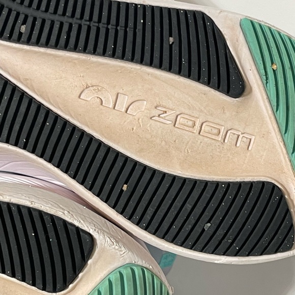 Nike Air Zoom Teal and Black Running Shoes size 9 - Picture 5 of 6